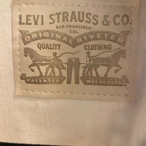 Levi White Denim Jacket